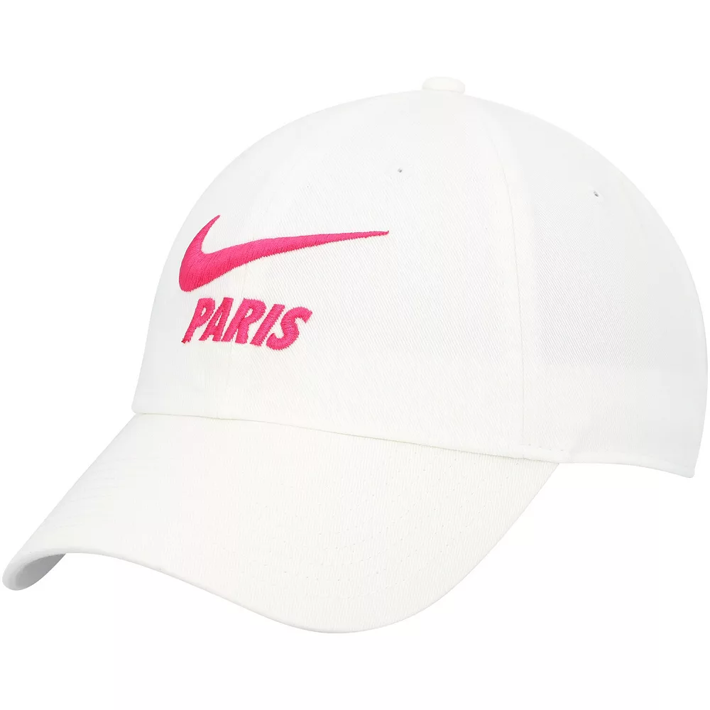 Women's Nike White Paris Saint-Germain Campus Adjustable Hat 2 Women's Nike White Paris Saint-Germain Campus Adjustable Hat - Image 2