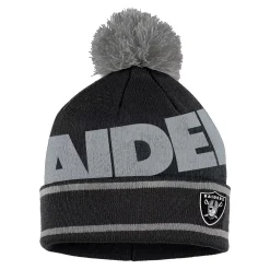 Women's WEAR By Erin Andrews Black Las Vegas Raiders Double Jacquard Cuffed Knit Hat With Pom And Gloves Set 5 Women's WEAR By Erin Andrews Black Las Vegas Raiders Double Jacquard Cuffed Knit Hat With Pom And Gloves Set -SHED RAIN Sales Store 6218763 ALT2
