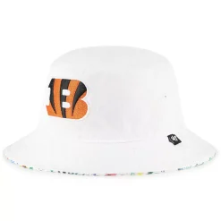 Women's '47 White Cincinnati Bengals Highgrove Bucket Hat 4 Women's '47 White Cincinnati Bengals Highgrove Bucket Hat -SHED RAIN Sales Store 6233839 ALT