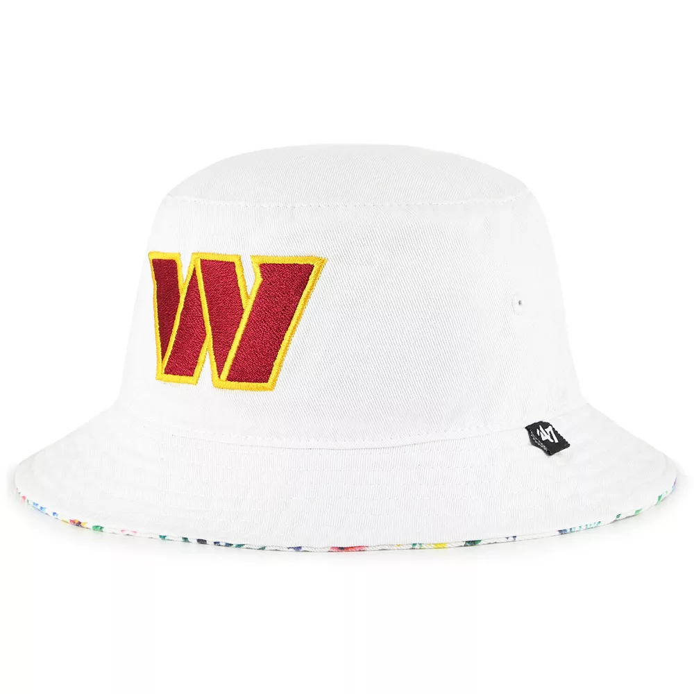 Women's '47 White Washington Commanders Highgrove Bucket Hat 1 Women's '47 White Washington Commanders Highgrove Bucket Hat
