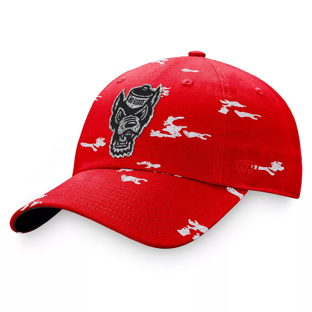Unbranded Women's Top Of The World Red NC State Wolfpack OHT Military Appreciation Betty Adjustable Hat - Image 2