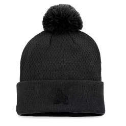 Women's Fanatics Branded Black Arizona Coyotes Authentic Pro Road Cuffed Knit Hat With Pom 3 Women's Fanatics Branded Black Arizona Coyotes Authentic Pro Road Cuffed Knit Hat With Pom -SHED RAIN Sales Store 6236153 ALT